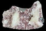 Stilbite and Apophyllite Crystal Cluster - India #97833-1